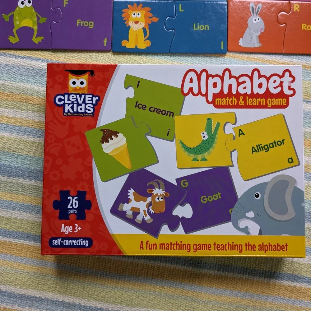Alphabet matching game